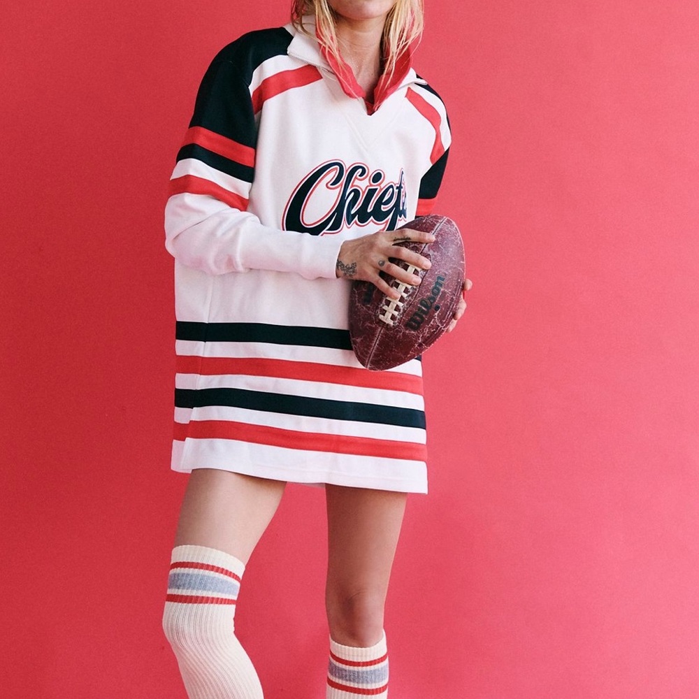 Free People NFL Half Zip Top